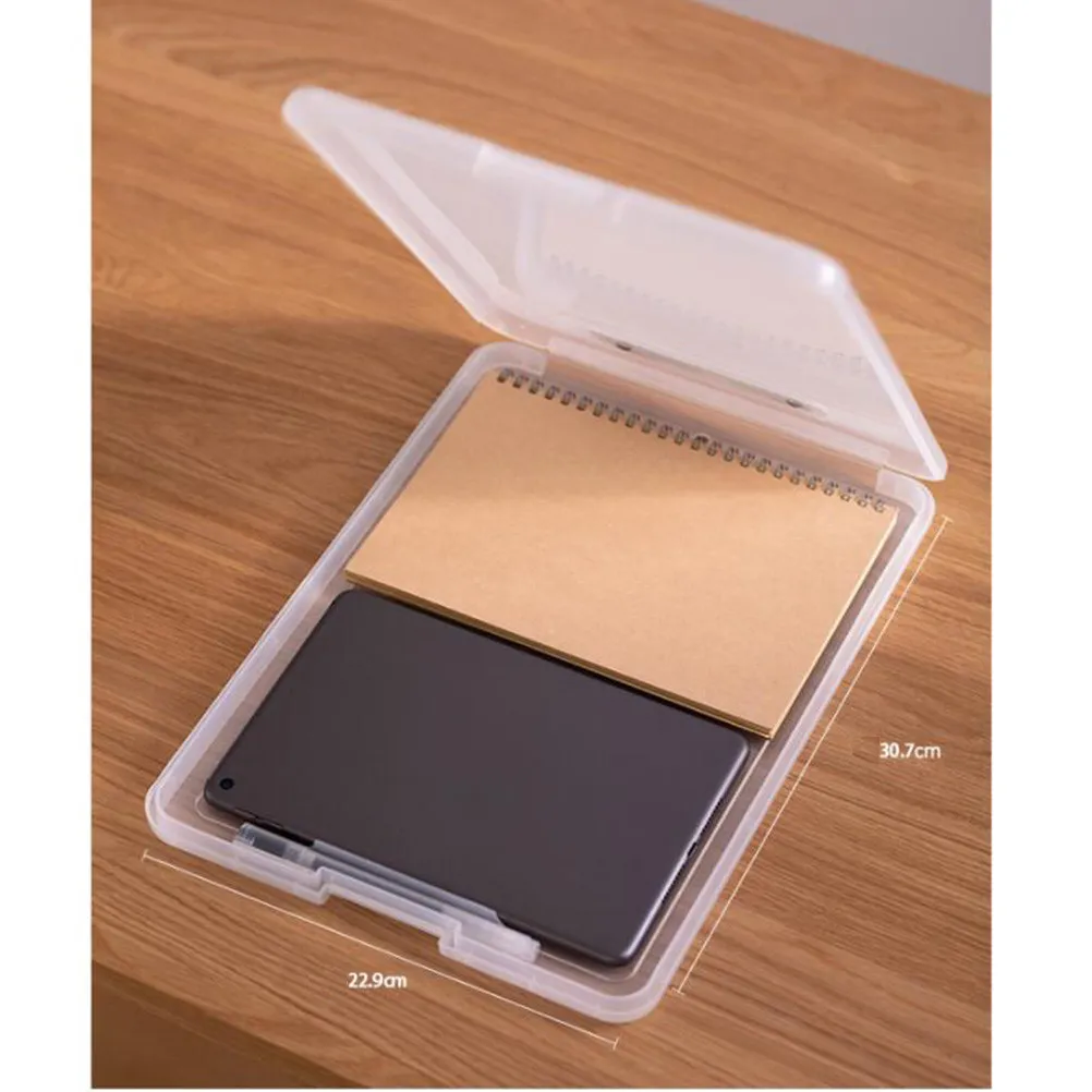 Plastic A4 Clipboard File Clip Hardboard Paper Holder Memo Folders Board Pencil A4 Paper Container Box Transparent
Plastic A4 Clipboard File Clip Hardboard Paper Holder Memo Folders Board Pencil A4 Paper Container Box Transparent
