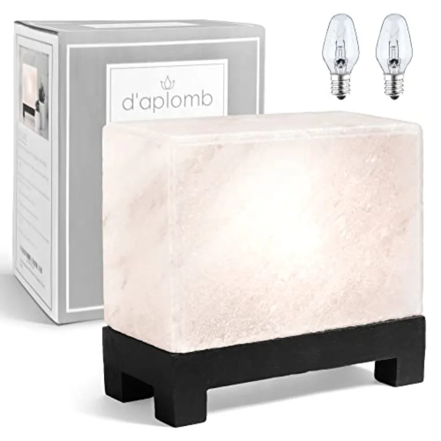 100% Authentic Natural Himalayan Salt Lamp;Hand-Carved Modern Rectangle Rare White Crystal Rock Salt from The Himalayan Mountai
100% Authentic Natural Himalayan Salt Lamp;Hand-Carved Modern Rectangle Rare White Crystal Rock Salt from The Himalayan Mountai