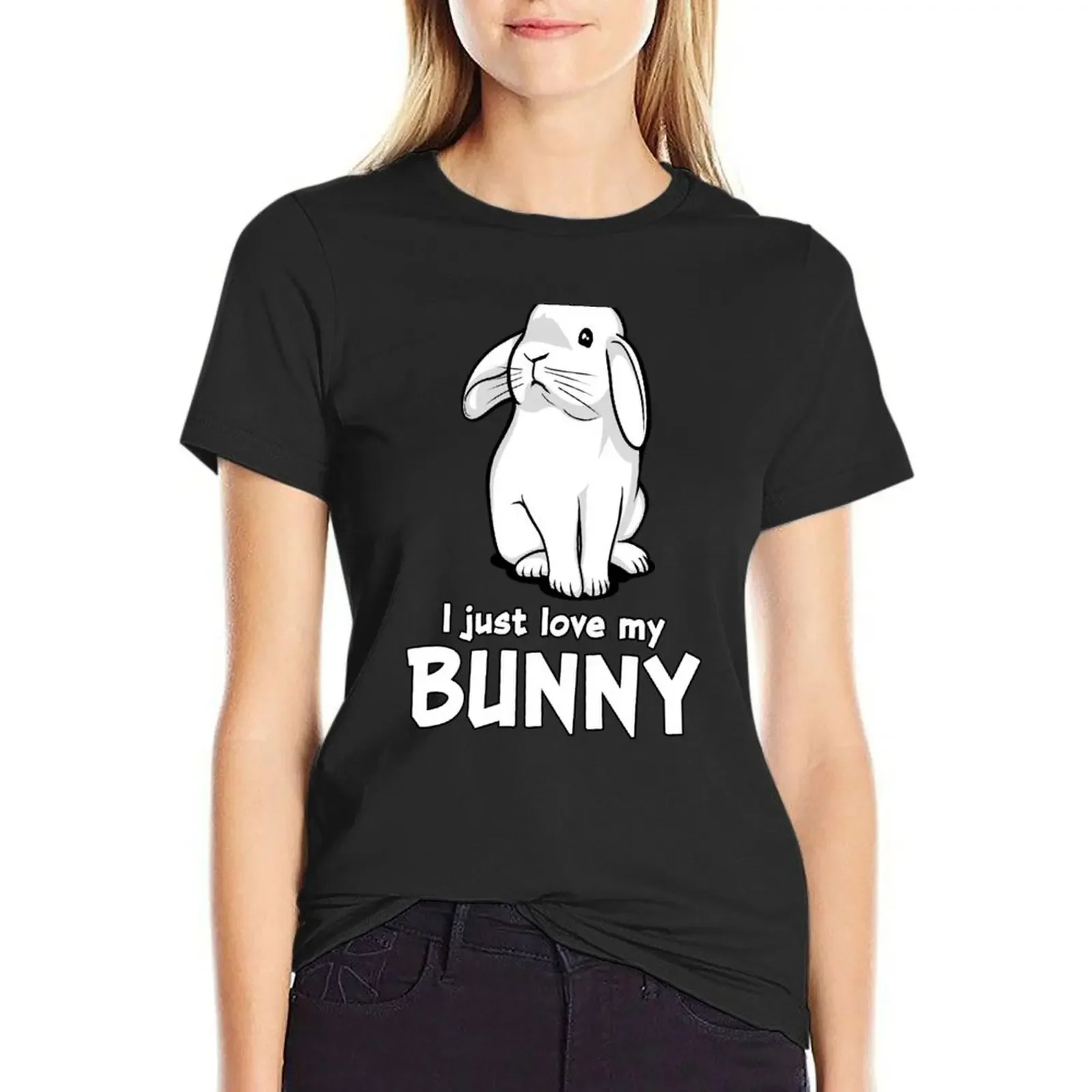 I Just Love My Bunny T-Shirt blacks cute clothes plus size tops vintage workout t shirts for Women
I Just Love My Bunny T-Shirt blacks cute clothes plus size tops vintage workout t shirts for Women