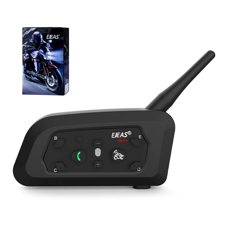 EJEAS V6 Pro Full Duplex Intercom Helmets bluetooth Intercomunicador Para Casco De Moto Wireless Intercom System for Motorcycle
EJEAS V6 Pro Full Duplex Intercom Helmets bluetooth Intercomunicador Para Casco De Moto Wireless Intercom System for Motorcycle