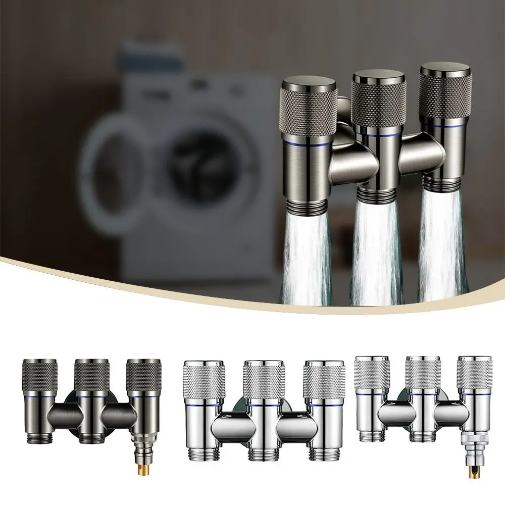 Save Space Copper One in Three Out Water Inlet Valve Multifunctional Filling Valves Diverter Valve Washing Machine Inlet Valve
Save Space Copper One in Three Out Water Inlet Valve Multifunctional Filling Valves Diverter Valve Washing Machine Inlet Valve
