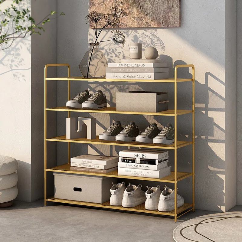 Home door wrought iron shoe rack dormitory space saving dust 
Home door wrought iron shoe rack dormitory space saving dust