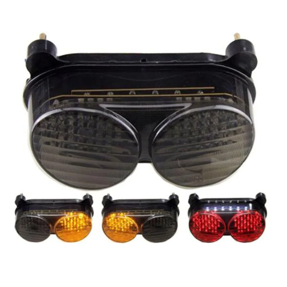 Integrated LED Brake Turn Signals Rear Tail Light For Kawasaki Ninja ZX6R 1998 1999 2000 2001 2002, ZZR600 2005-2007, ZX9R 98-05
Integrated LED Brake Turn Signals Rear Tail Light For Kawasaki Ninja ZX6R 1998 1999 2000 2001 2002, ZZR600 2005-2007, ZX9R 98-05