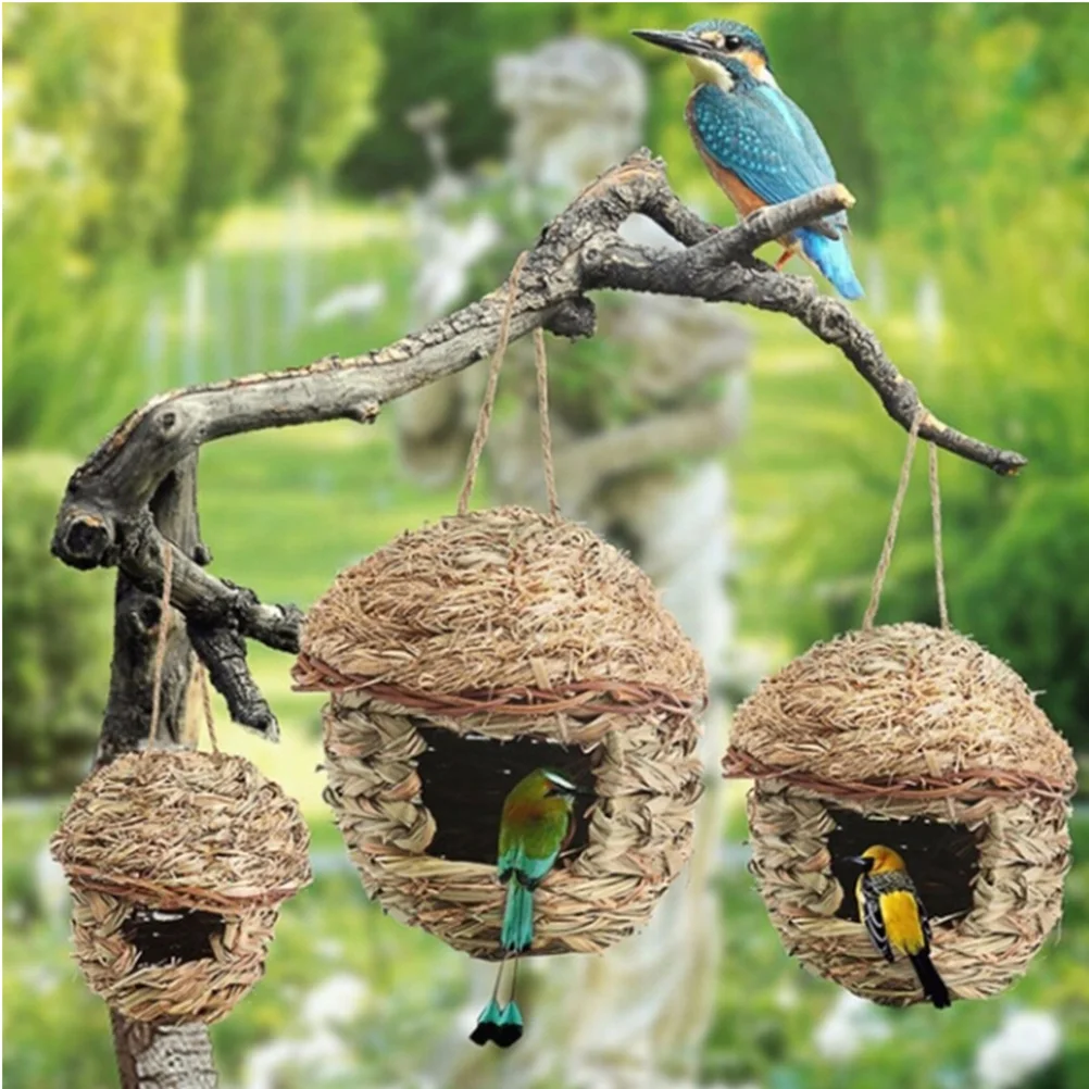 Bird Cage Accessories for Parakeets House Woven Nest Handmade Small Parrot Handwoven
Bird Cage Accessories for Parakeets House Woven Nest Handmade Small Parrot Handwoven