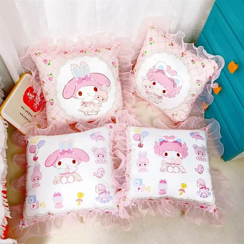 Lovely My Melody Cuddly Pillow Back Cushion Sofa Bed Japanese Style Printing Lolita Lace Pillow Bedroom Home Decor Girl
Lovely My Melody Cuddly Pillow Back Cushion Sofa Bed Japanese Style Printing Lolita Lace Pillow Bedroom Home Decor Girl