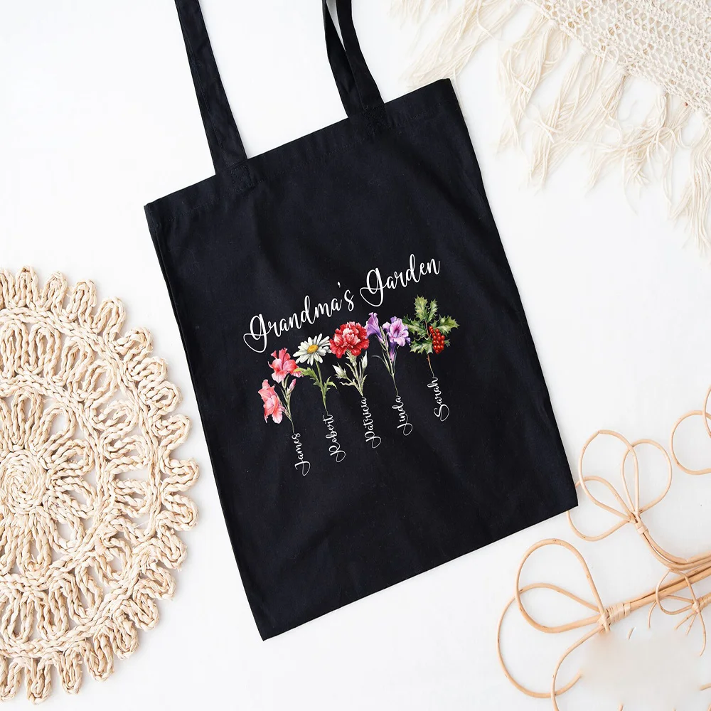 Eco Friendly Canvas Tote Bag Custom Garden Floral Print Personalized Name Bag For Grandma Mom Outdoor Gardening Use
Eco Friendly Canvas Tote Bag Custom Garden Floral Print Personalized Name Bag For Grandma Mom Outdoor Gardening Use
