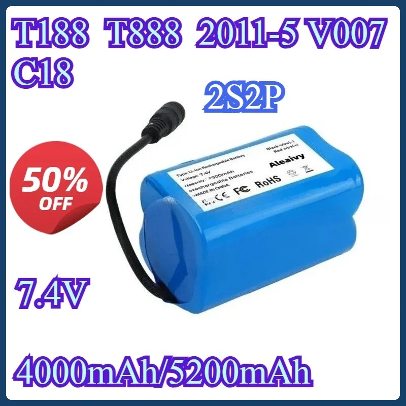 7,4V 5200mah Lipo Batterie für T188 2011-5 T888 V007 H18 C18 Fernbedienung Angeln köder Boote Ersatzteile Bicycle headlights
7,4V 5200mah Lipo Batterie für T188 2011-5 T888 V007 H18 C18 Fernbedienung Angeln köder Boote Ersatzteile Bicycle headlights