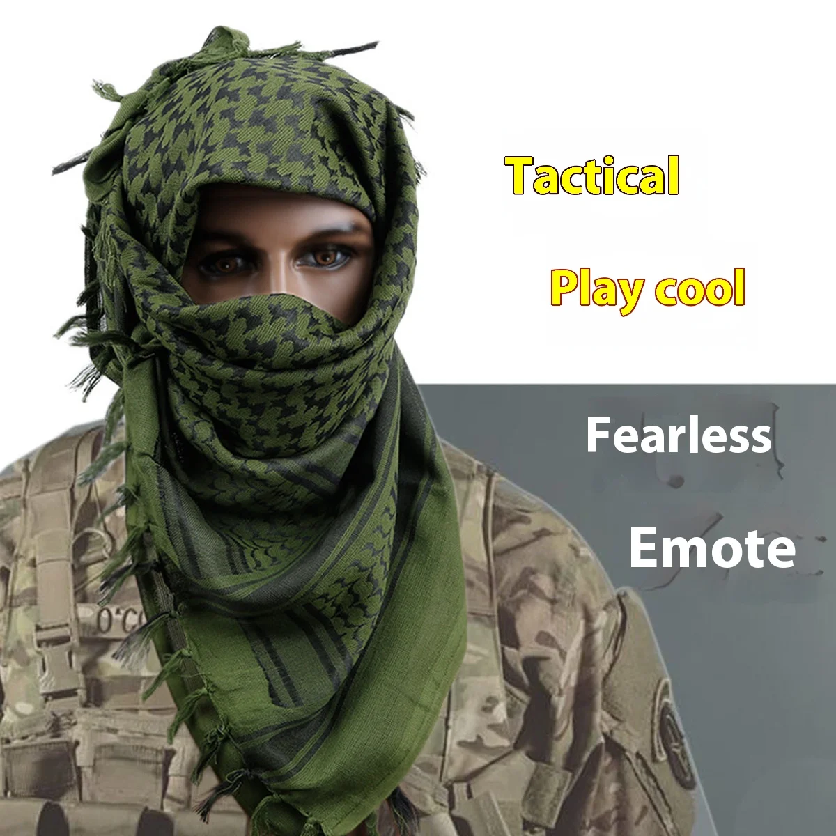Japanese Selection Summer Breathable Man Women Tactical Arab Scarf Fashion Outdoor Lightweight Hijab Spring Plaid Head Scarf CS
Japanese Selection Summer Breathable Man Women Tactical Arab Scarf Fashion Outdoor Lightweight Hijab Spring Plaid Head Scarf CS