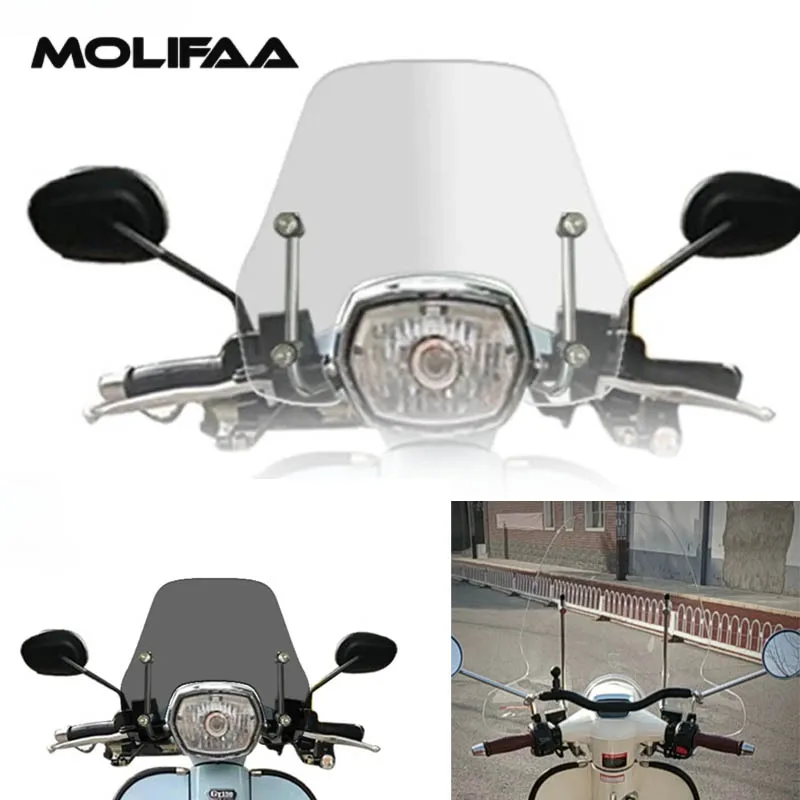 for Royal Alloy RA150 GP150 GP1250 Motorcycle Acrylic Windshield Front Windscreen Wind Deflectors Protection Cover Accessories
for Royal Alloy RA150 GP150 GP1250 Motorcycle Acrylic Windshield Front Windscreen Wind Deflectors Protection Cover Accessories
