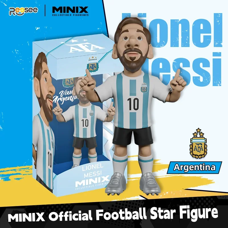 MINIX Lionel Messi Action Figure 12cm Officially Licensed Argentina National Team Soccer Star Collectible Doll for Fans Gift
MINIX Lionel Messi Action Figure 12cm Officially Licensed Argentina National Team Soccer Star Collectible Doll for Fans Gift