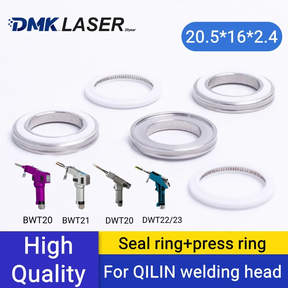 DMK QILIN seal ring Pressure Ring Washer Protective Windows Spring Seal for QILIN laser welding head BWT20/21 DWT20/22/23
DMK QILIN seal ring Pressure Ring Washer Protective Windows Spring Seal for QILIN laser welding head BWT20/21 DWT20/22/23
