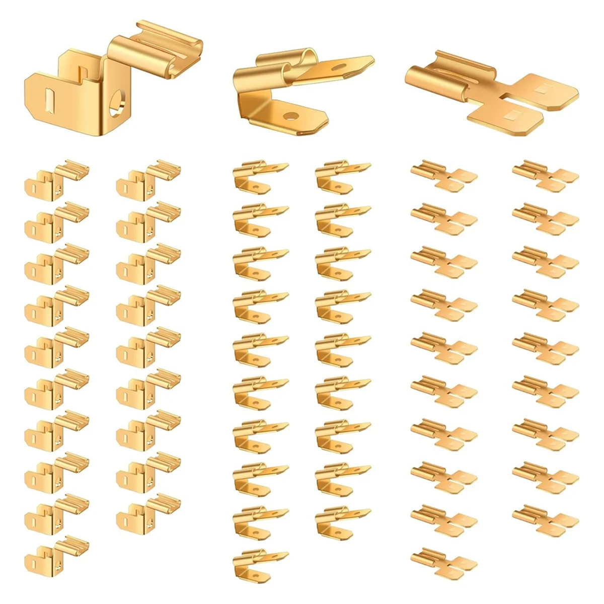Hot 60PCS Electrical Spade Connector Splitters Kit, 1/4 Inch 2 Male and 1 Female Tabs Spade Quick Disconnect Connectors
Hot 60PCS Electrical Spade Connector Splitters Kit, 1/4 Inch 2 Male and 1 Female Tabs Spade Quick Disconnect Connectors