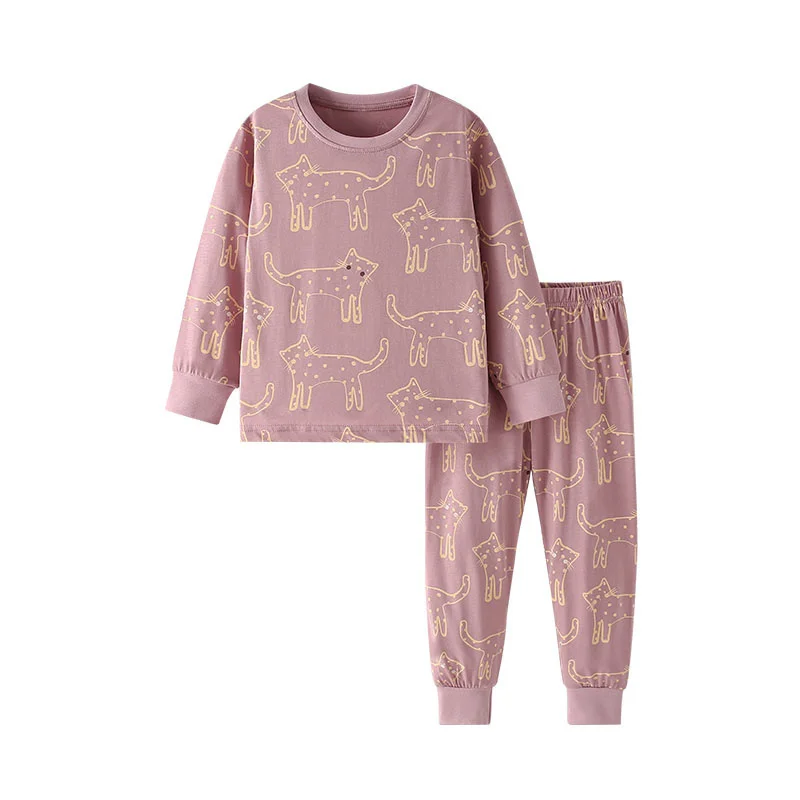 3-8T Cats Printed Pyjamas Long Sleeve Home Clothes Children's Girls Clothing Sets Autumn Spring Toddler Kids Costume Kids Suits
3-8T Cats Printed Pyjamas Long Sleeve Home Clothes Children's Girls Clothing Sets Autumn Spring Toddler Kids Costume Kids Suits