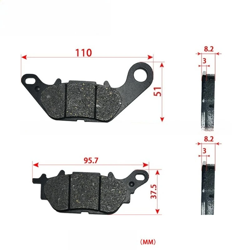 For Yamaha NMAX 150 GPD 150A EX 150 copper-based sintered front and rear brake pads
For Yamaha NMAX 150 GPD 150A EX 150 copper-based sintered front and rear brake pads