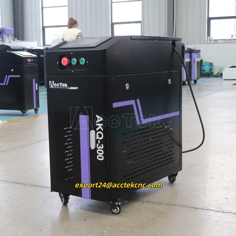 AccTek Portable Pulsed Laser Cleaning Machine 300W Air Cooled Laser Pulse 500W Laser Cleaner 100W 200W Hot Sale
AccTek Portable Pulsed Laser Cleaning Machine 300W Air Cooled Laser Pulse 500W Laser Cleaner 100W 200W Hot Sale