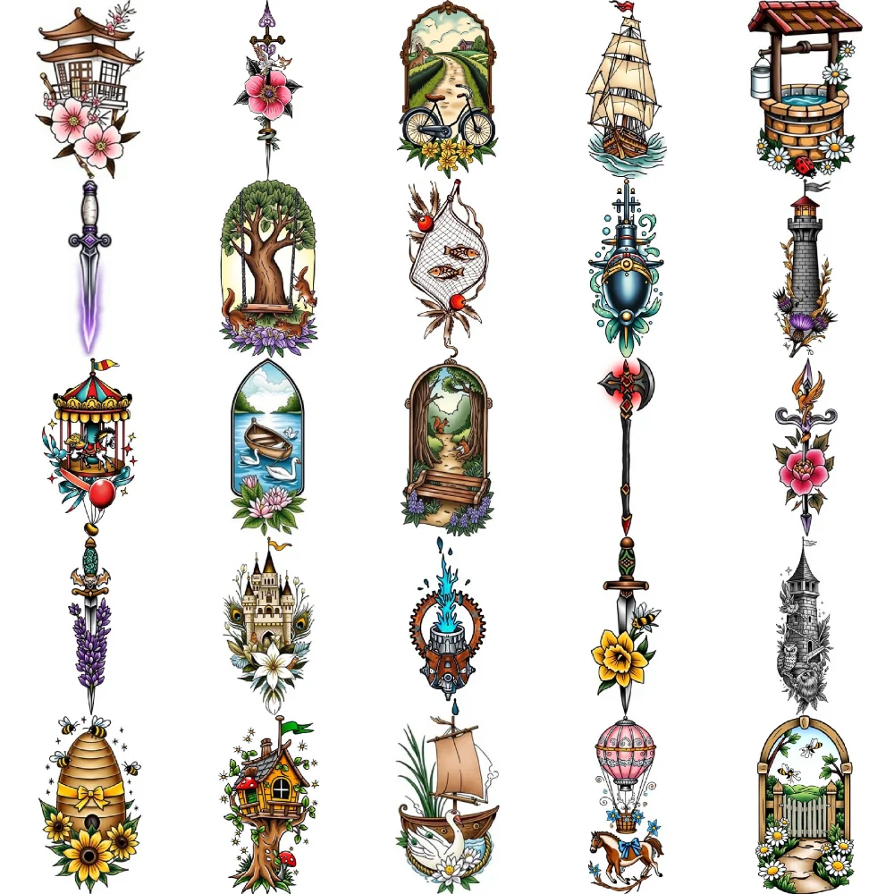 28pcs Temporary Tattoo Temporary Tattoo Stickers Bucket Well Beekeeping Treehouse For Arms Men Women
28pcs Temporary Tattoo Temporary Tattoo Stickers Bucket Well Beekeeping Treehouse For Arms Men Women