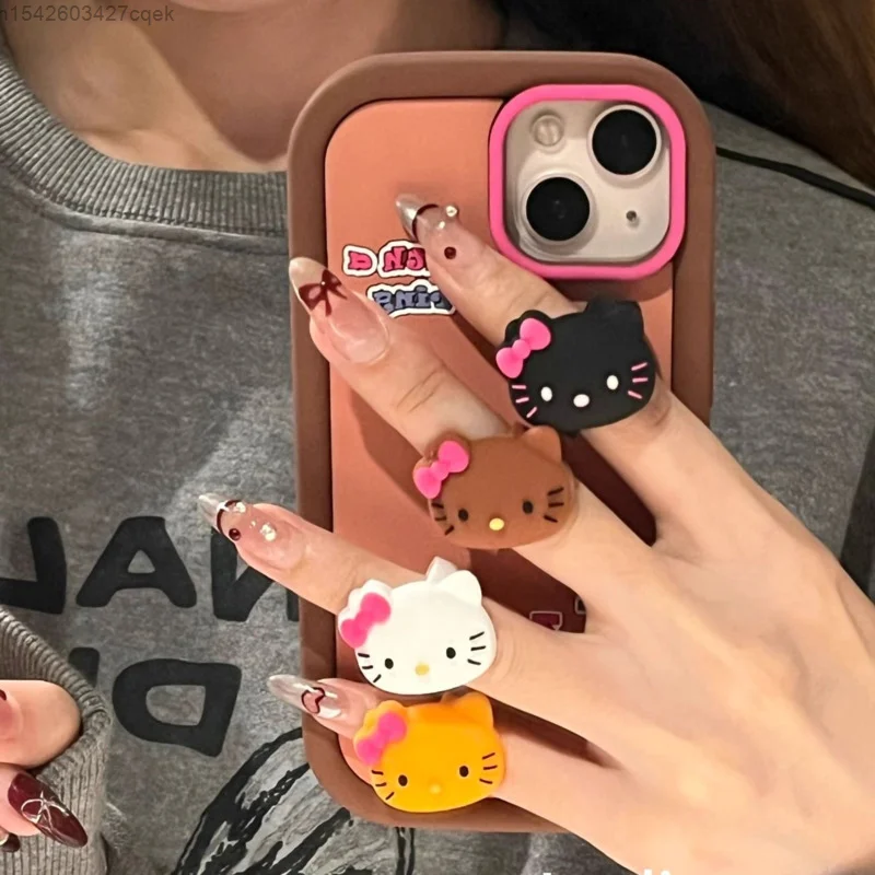 Sanrio Hello Kitty Cute Cat Ring Design Модный чехол для телефона для Iphone 12 13 14 15 Pro Max 11, корейская версия, новый мягкий чехол для телефона
Sanrio Hello Kitty Cute Cat Ring Design Модный чехол для телефона для Iphone 12 13 14 15 Pro Max 11, корейская версия, новый мягкий чехол для телефона