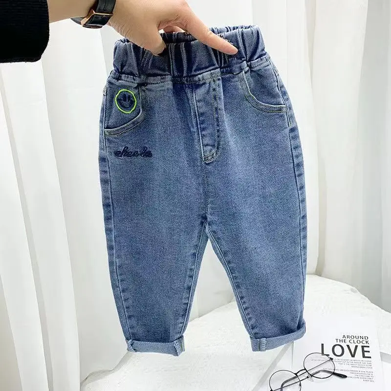Girls Boys Jeans Pants Kids Denim Trousers Casual Clothes for Toddler Baby Girl 2-6 Yrs Spring Summer Trendy Children Clothes
Girls Boys Jeans Pants Kids Denim Trousers Casual Clothes for Toddler Baby Girl 2-6 Yrs Spring Summer Trendy Children Clothes