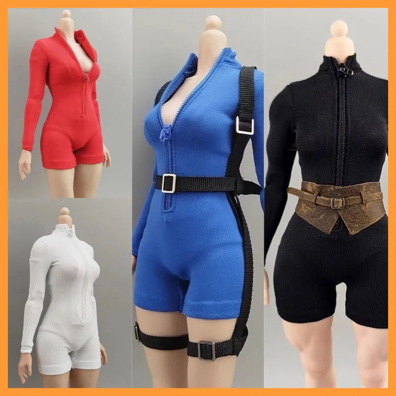 1/6 Scale DG065 Sexy Beautiful Tight Fitting Half Zip Design High Neck Jumpsuit Shorts Fit 12inch Action Figure Model Toys
1/6 Scale DG065 Sexy Beautiful Tight Fitting Half Zip Design High Neck Jumpsuit Shorts Fit 12inch Action Figure Model Toys