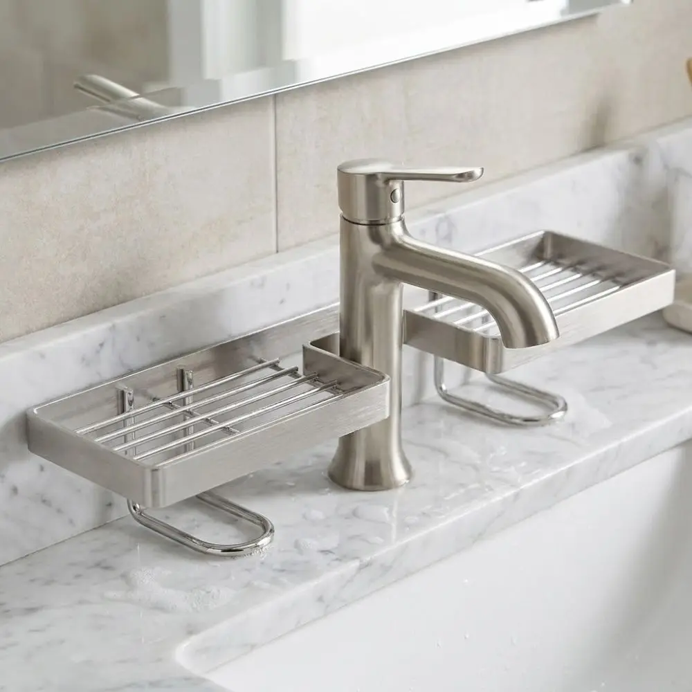 Stainless Steel Bathroom Counter Shelf Anti Slip Integrated Sink Faucet Sink Drying Shelf Hollow Out Stable Vanity Stand Kitchen
Stainless Steel Bathroom Counter Shelf Anti Slip Integrated Sink Faucet Sink Drying Shelf Hollow Out Stable Vanity Stand Kitchen