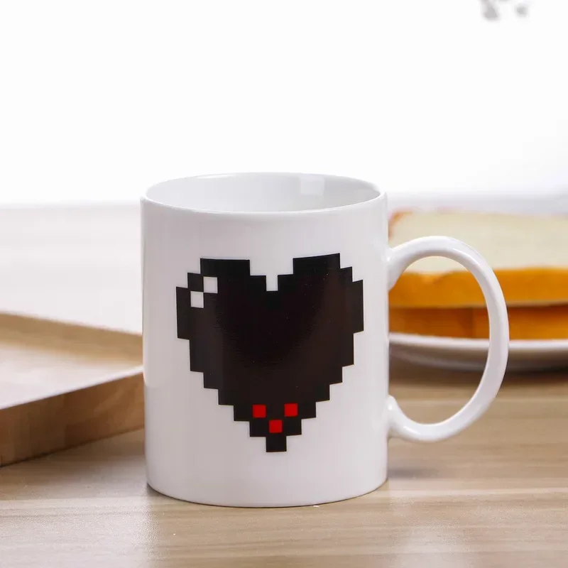 Color Changing Ceramic Mugs Heart Pattern White Heat Sensitive Magic Water Cup Large Capacity Coffee Mug Holiday Relaxation Cup
Color Changing Ceramic Mugs Heart Pattern White Heat Sensitive Magic Water Cup Large Capacity Coffee Mug Holiday Relaxation Cup