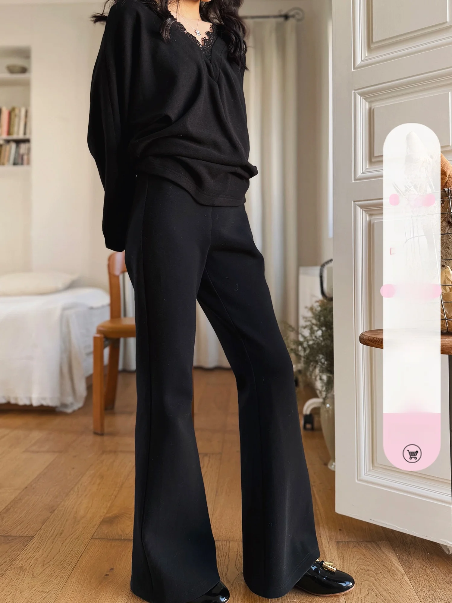 Elwing Original Cloud Sensation Warm Fleece Wide Waist Head Casual Pants Elastic Bell Bottoms Woolen Ladies Comfortable Trousers
Elwing Original Cloud Sensation Warm Fleece Wide Waist Head Casual Pants Elastic Bell Bottoms Woolen Ladies Comfortable Trousers