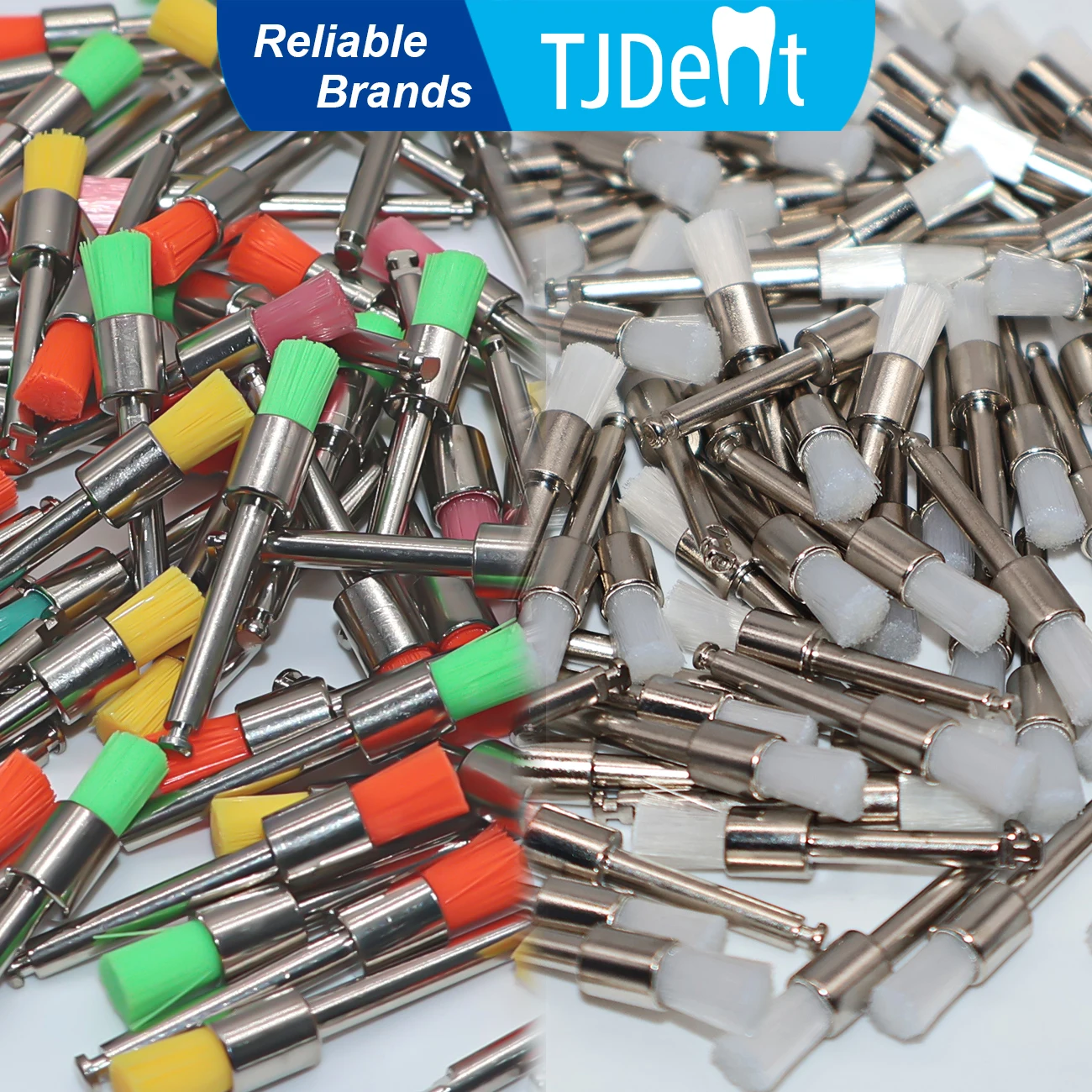 TJDent 100 шт./пакет, нейлоновые щетки для полировки зубов, одноразовые щетки для отбеливания зубов, профилактический полировщик, стоматологические материалы, лабораторные RA 2,35 мм
TJDent 100 шт./пакет, нейлоновые щетки для полировки зубов, одноразовые щетки для отбеливания зубов, профилактический полировщик, стоматологические материалы, лабораторные RA 2,35 мм