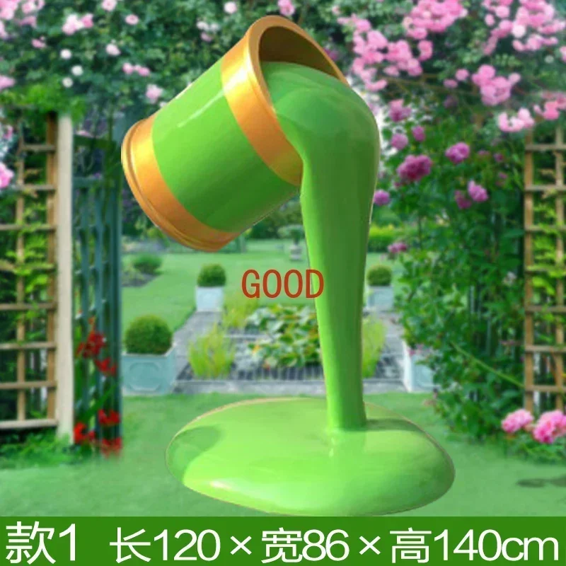 Outdoor Simulation Painted Paint Bucket GRP Sculpture Park Forest Community Lawn Art Gallery Pigment Bucket Flower Garden
Outdoor Simulation Painted Paint Bucket GRP Sculpture Park Forest Community Lawn Art Gallery Pigment Bucket Flower Garden