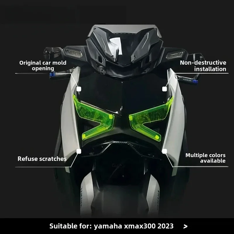 For Yamaha XMAX300 new 2023-year modified headlight protection sheet front headlight color change light sheet protection cover
For Yamaha XMAX300 new 2023-year modified headlight protection sheet front headlight color change light sheet protection cover