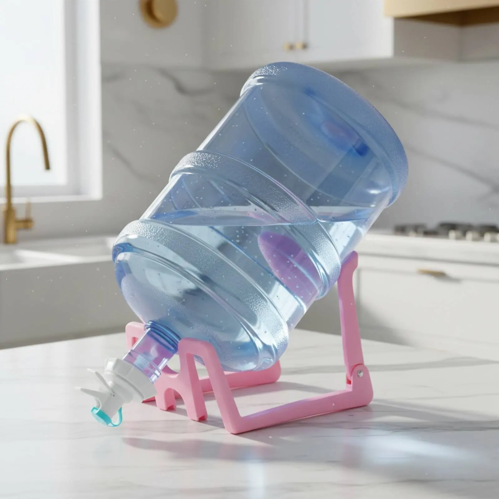 Water Bottle Dispenser Stand Easy Dispensing Foldable Water Jug Stand Household Supply Thickened PP Material for Office, Camping
Water Bottle Dispenser Stand Easy Dispensing Foldable Water Jug Stand Household Supply Thickened PP Material for Office, Camping
