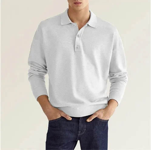 2025 Spring/Summer Long Sleeve Lapel Polo Shirt Fashion Button Men's Casual Top
2025 Spring/Summer Long Sleeve Lapel Polo Shirt Fashion Button Men's Casual Top