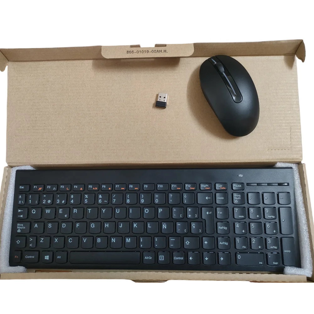 Spanish layout SK-8861 Wireless Keyboard and Mouse for Lenovo Ultra thin high aesthetic keyboard
Spanish layout SK-8861 Wireless Keyboard and Mouse for Lenovo Ultra thin high aesthetic keyboard