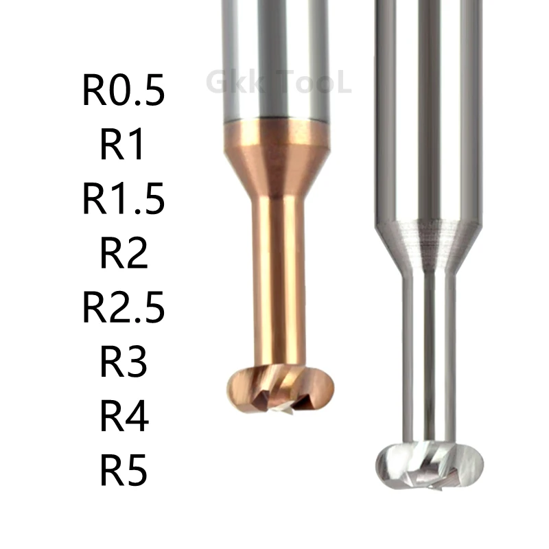 T Slot R Concave Arc Milling Cutter CNC Tool R0.5/0.75/1/2/3/4/5 Machining Steel Aluminum T Type End Mill
T Slot R Concave Arc Milling Cutter CNC Tool R0.5/0.75/1/2/3/4/5 Machining Steel Aluminum T Type End Mill