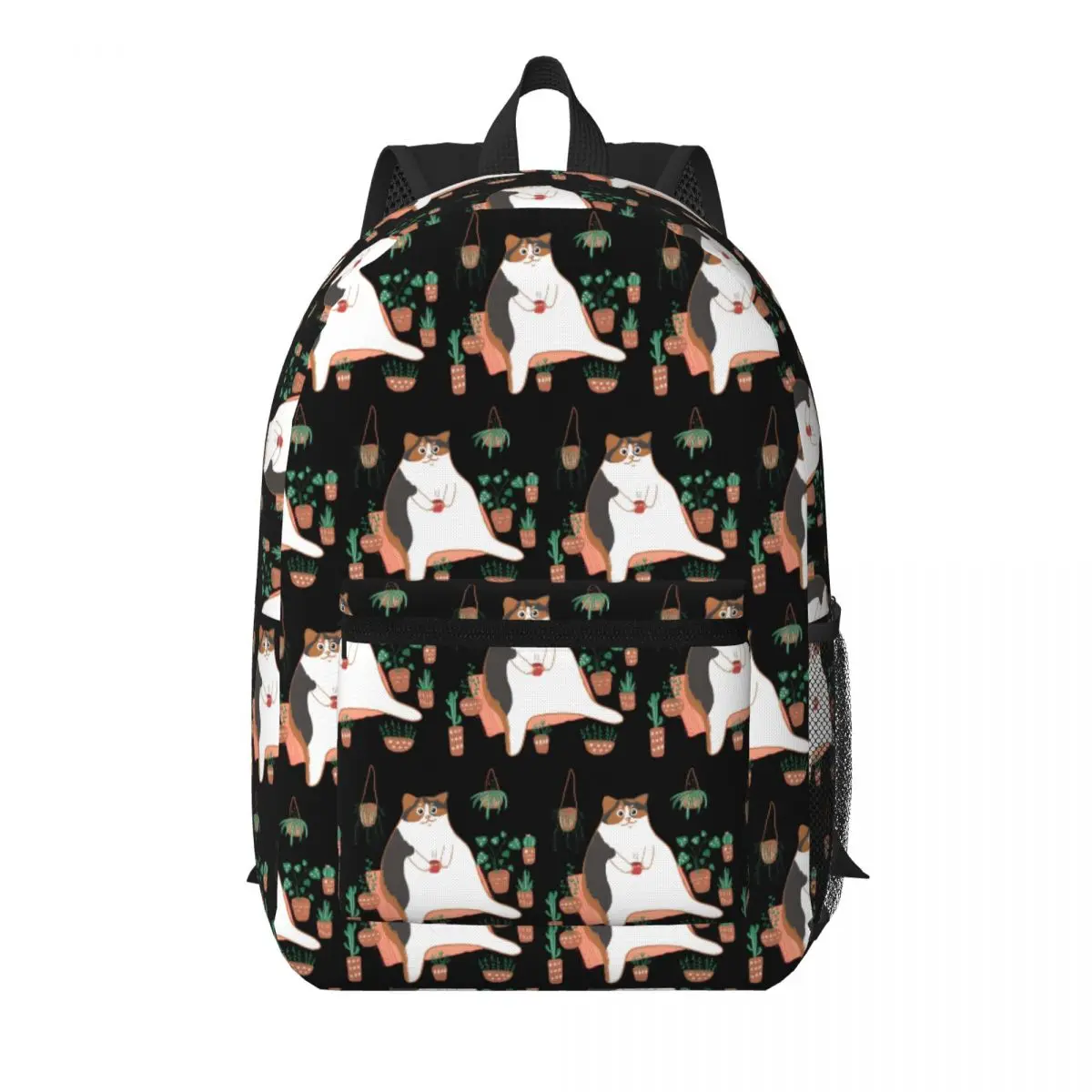 Calico Cat With Pot Plants Cat For Mom Student Backpack School Bag Hiking Travel Daypack for Boys Girls Bookbag Shoulder Bags
Calico Cat With Pot Plants Cat For Mom Student Backpack School Bag Hiking Travel Daypack for Boys Girls Bookbag Shoulder Bags