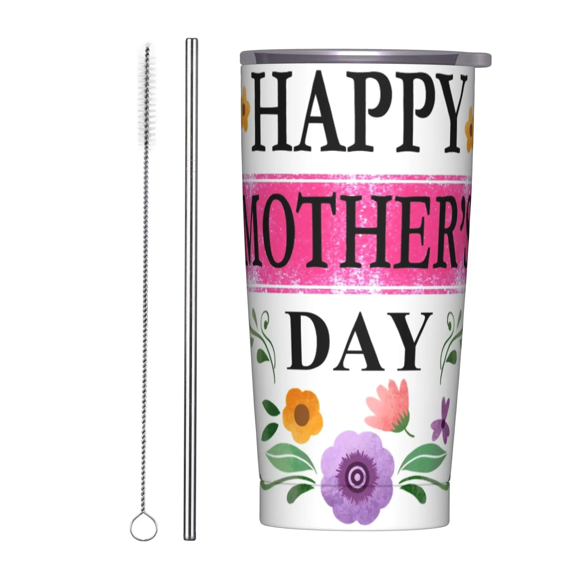 Happy Mother's Day Tumbler Vacuum Insulated Coffee Cups Stainless Steel Car Mugs Water Bottle 20oz
Happy Mother's Day Tumbler Vacuum Insulated Coffee Cups Stainless Steel Car Mugs Water Bottle 20oz