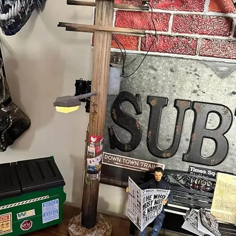 Handicraftsman Constructed Desktop Street Light Lamp Industrial Fashion Decoration Enhances Stop Motion Cartoon Locations
Handicraftsman Constructed Desktop Street Light Lamp Industrial Fashion Decoration Enhances Stop Motion Cartoon Locations