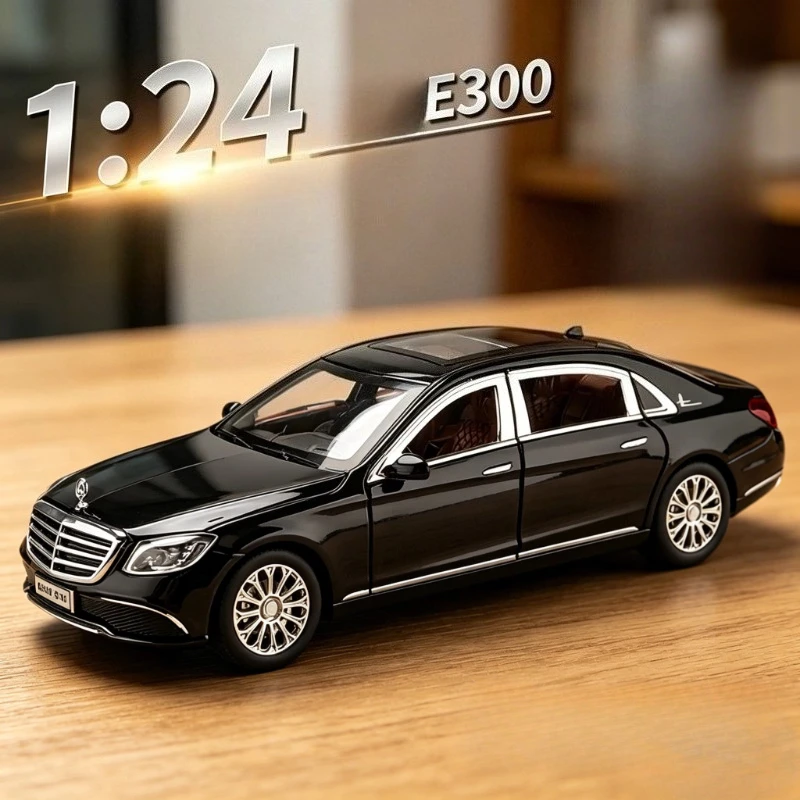 1:24 E300L Car Model Simulation Alloy Diecast Sound and Light Toys Hobbies Collecting Birthday Gifts
1:24 E300L Car Model Simulation Alloy Diecast Sound and Light Toys Hobbies Collecting Birthday Gifts