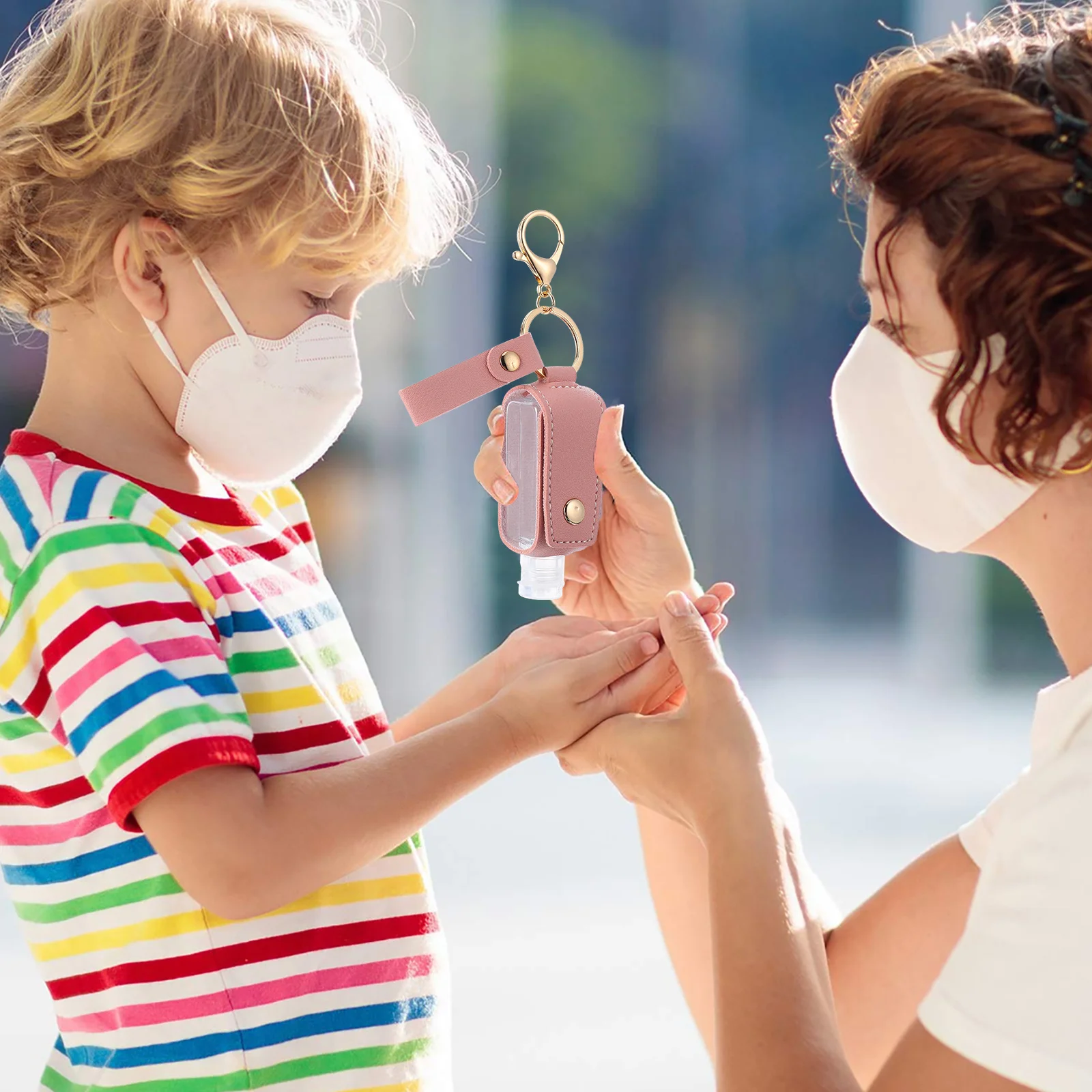 1 set 1 Set Portable Keychain Bottle Cover For Gel Mini Hand Container Empty Bottle Holder Travel Accessory
1 set 1 Set Portable Keychain Bottle Cover For Gel Mini Hand Container Empty Bottle Holder Travel Accessory