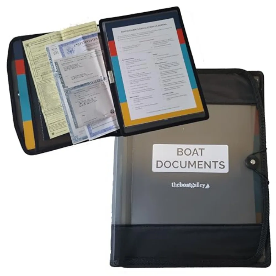 Boat Documents Organizer - Large Size Water Resistant Case for Boat Papers - Keep All Documents Safe and Organized - Boating Gi
Boat Documents Organizer - Large Size Water Resistant Case for Boat Papers - Keep All Documents Safe and Organized - Boating Gi