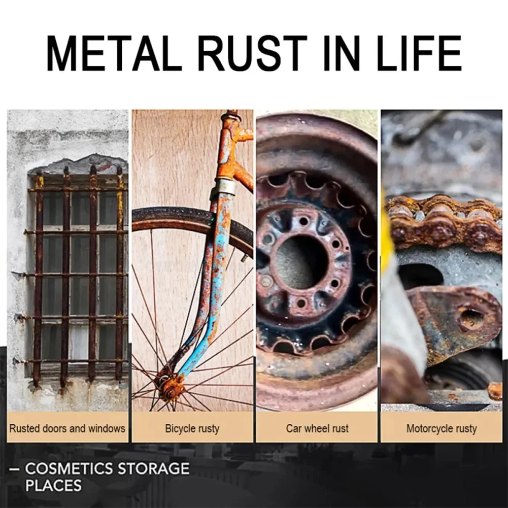 Powerful Rust Remover Metal Polish Agent Spray Wipe Removal For Polishing Cars Rust Converter Maintenance Clean De-rust
Powerful Rust Remover Metal Polish Agent Spray Wipe Removal For Polishing Cars Rust Converter Maintenance Clean De-rust