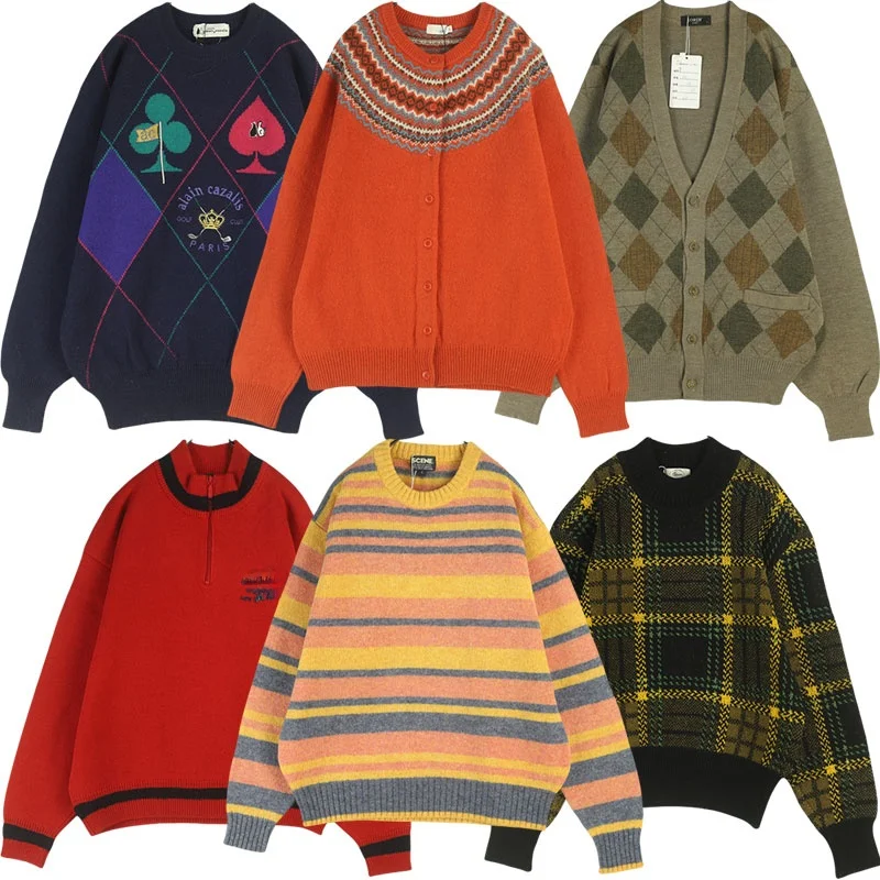 Винтажный свитер оверсайз в стиле пэчворк для мужчин, свободный крой, осенне-зимний, вязаный из смесовой шерсти, с круглым вырезом...
Винтажный свитер оверсайз в стиле пэчворк для мужчин, свободный крой, осенне-зимний, вязаный из смесовой шерсти, с круглым вырезом...