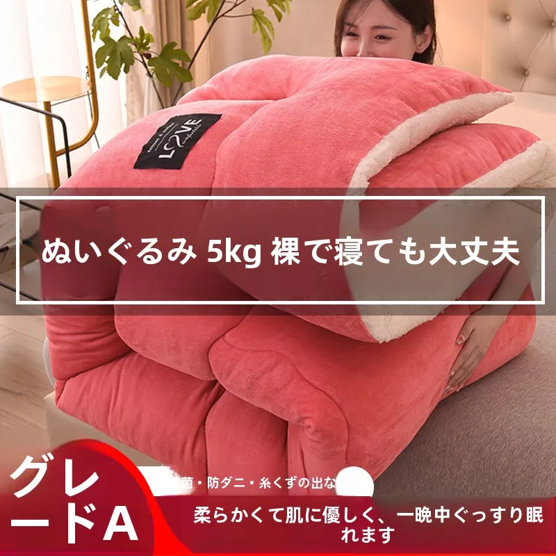 Thiened Double-Sided Lamb Velvet Blanket Winter Quilt Student Dormi Single Bed Milk Velvet Polyester Fiber Filling Quilt
Thiened Double-Sided Lamb Velvet Blanket Winter Quilt Student Dormi Single Bed Milk Velvet Polyester Fiber Filling Quilt