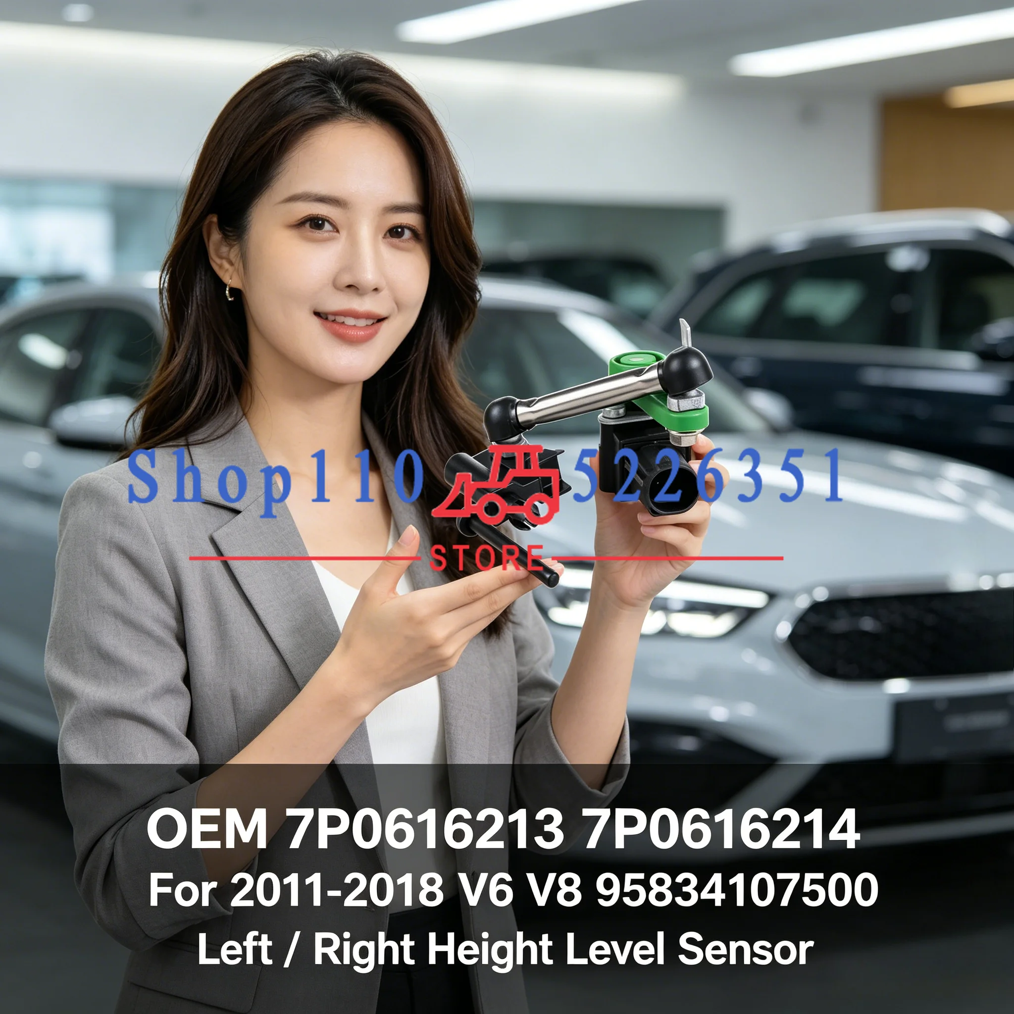 OEM 7P0616213 7P0616214 For 2011-2018 V6 V8 95834107500 Left / Right Height Level Sensor
OEM 7P0616213 7P0616214 For 2011-2018 V6 V8 95834107500 Left / Right Height Level Sensor