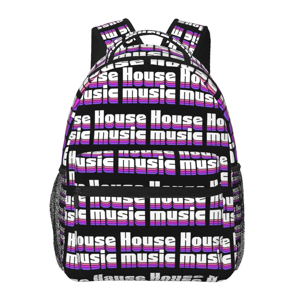 HOUSE MUSIC Staged Gradient Vibes Backpack Daypack Large Capacity Boys Girls BookBag School Bag Shoulder Bags for Men Women
HOUSE MUSIC Staged Gradient Vibes Backpack Daypack Large Capacity Boys Girls BookBag School Bag Shoulder Bags for Men Women