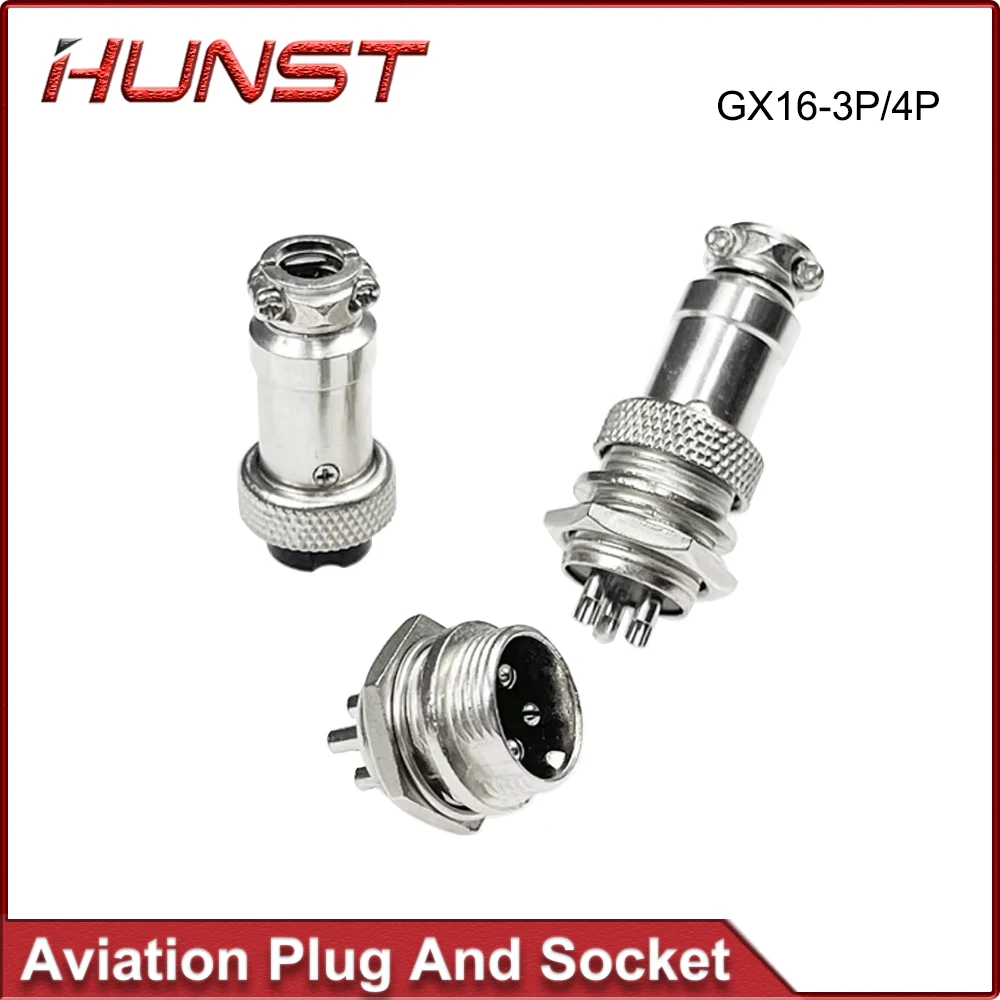 HUNST GX16 Metal Aviation 3/4pin Cable Terminal Fixed Docking Movable Female Male Plug
HUNST GX16 Metal Aviation 3/4pin Cable Terminal Fixed Docking Movable Female Male Plug
