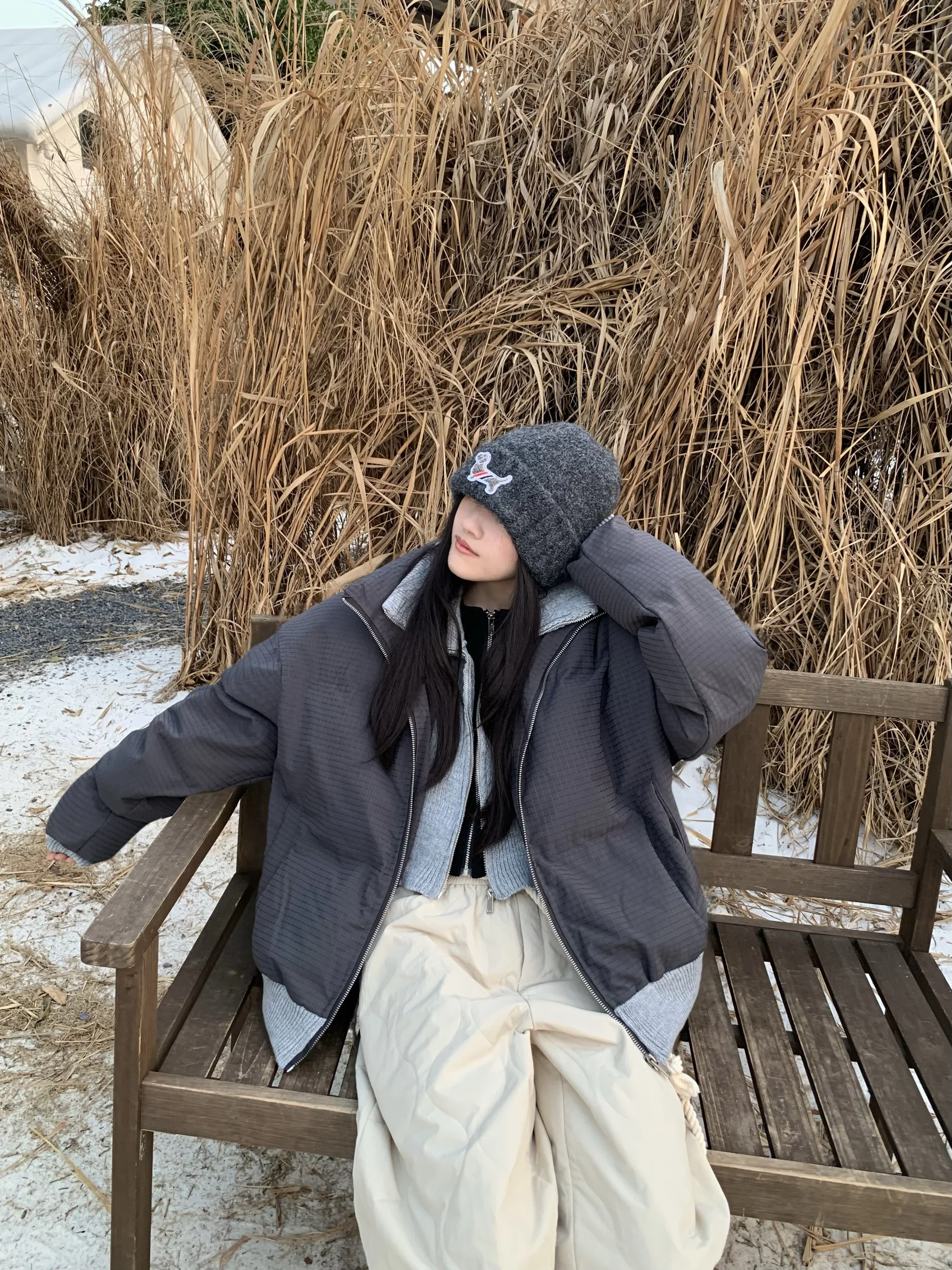 Женская теплая зимняя куртка ABone в американском ретро-стиле с цветными блоками, съемная, из хлопка, свободного кроя, с длинными рукавами, на молнии
Женская теплая зимняя куртка ABone в американском ретро-стиле с цветными блоками, съемная, из хлопка, свободного кроя, с длинными рукавами, на молнии