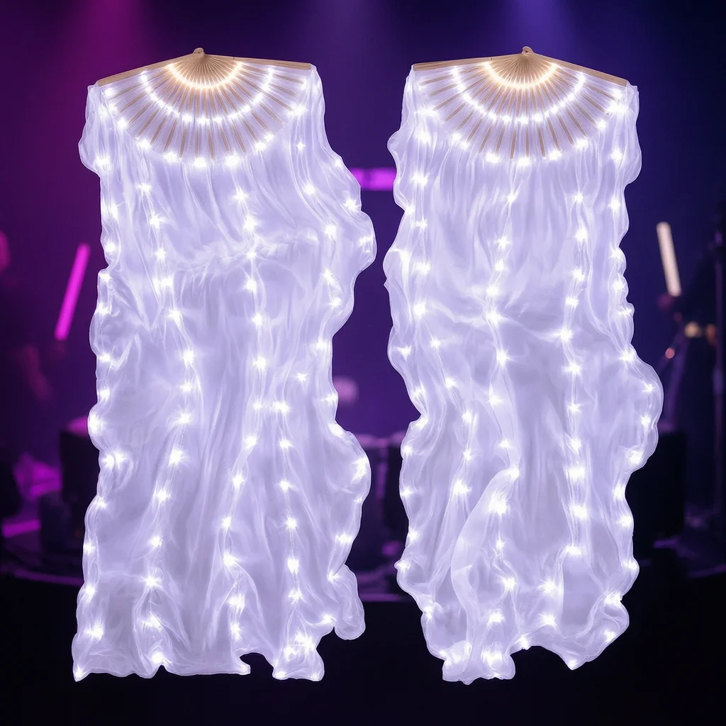 LED Folding Hand Fan Glowing Light Up Stage Party Festival Dance Performance Costume Prop Luminous
LED Folding Hand Fan Glowing Light Up Stage Party Festival Dance Performance Costume Prop Luminous