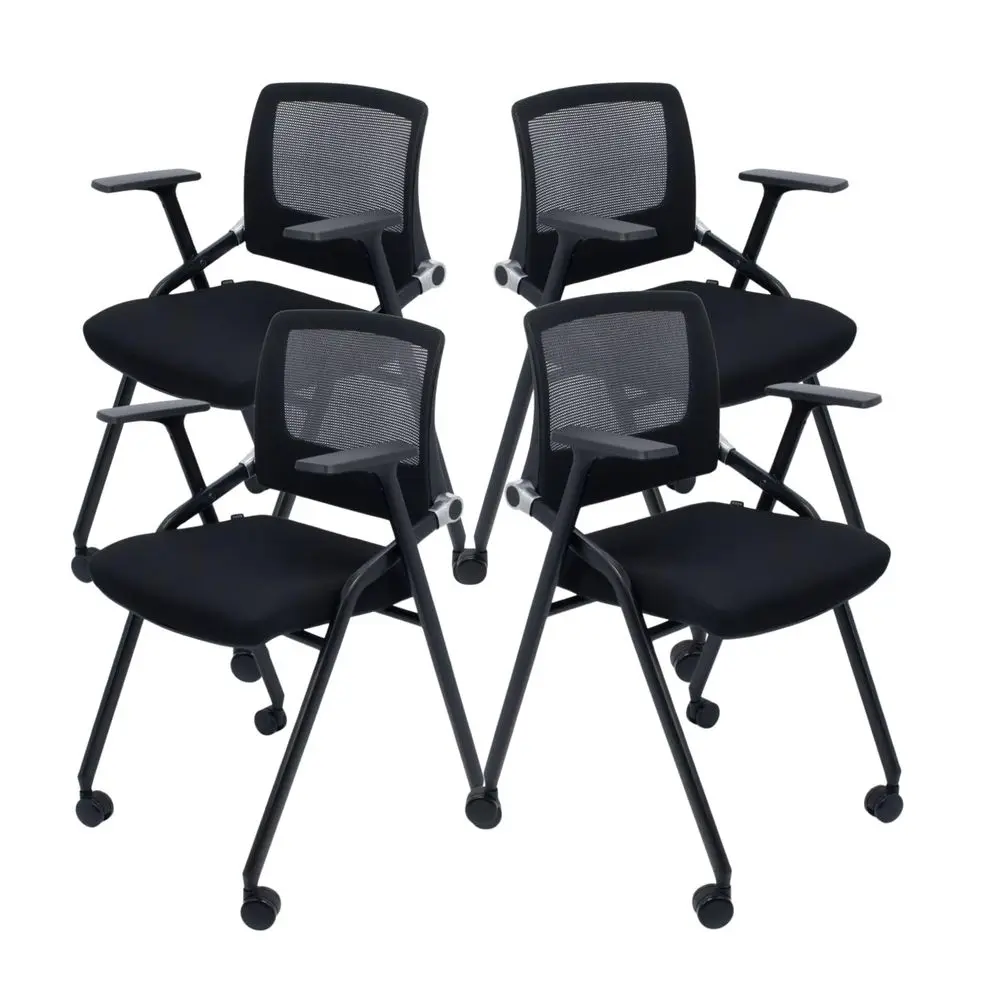 Pack Foldable Office Chairs with Wheels, Mesh Back, Arms and Portable Folding Office Chairs for Conference Room Chair, Office G
Pack Foldable Office Chairs with Wheels, Mesh Back, Arms and Portable Folding Office Chairs for Conference Room Chair, Office G