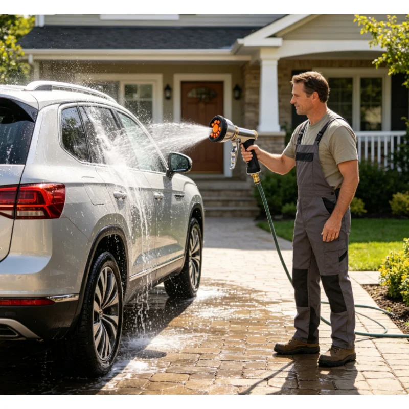 Anti-rust Metal Hose Spray Nozzle Adjustable Garden Watering Gun Portable High Pressure Water Sprinkler For Cleaning And Gardeni
Anti-rust Metal Hose Spray Nozzle Adjustable Garden Watering Gun Portable High Pressure Water Sprinkler For Cleaning And Gardeni