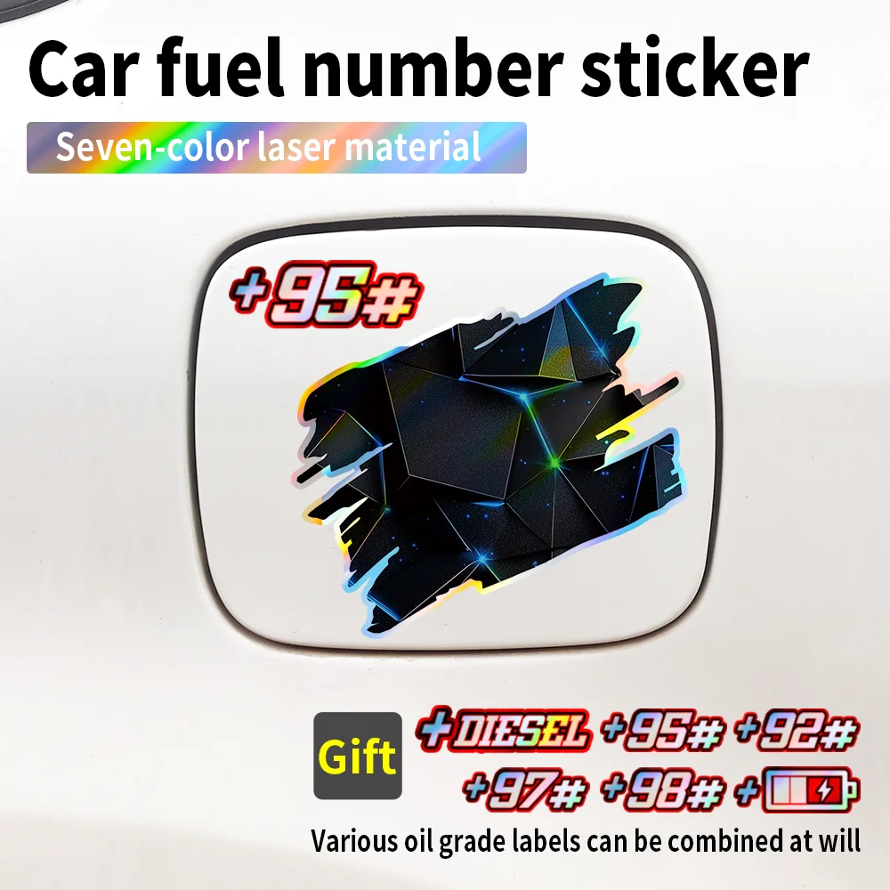Laser Honeycomb Car Fuel Tank Cap Stickers Car Personality Side Window Glass Decor Sticker Fuel Number Sticker Accessories
Laser Honeycomb Car Fuel Tank Cap Stickers Car Personality Side Window Glass Decor Sticker Fuel Number Sticker Accessories